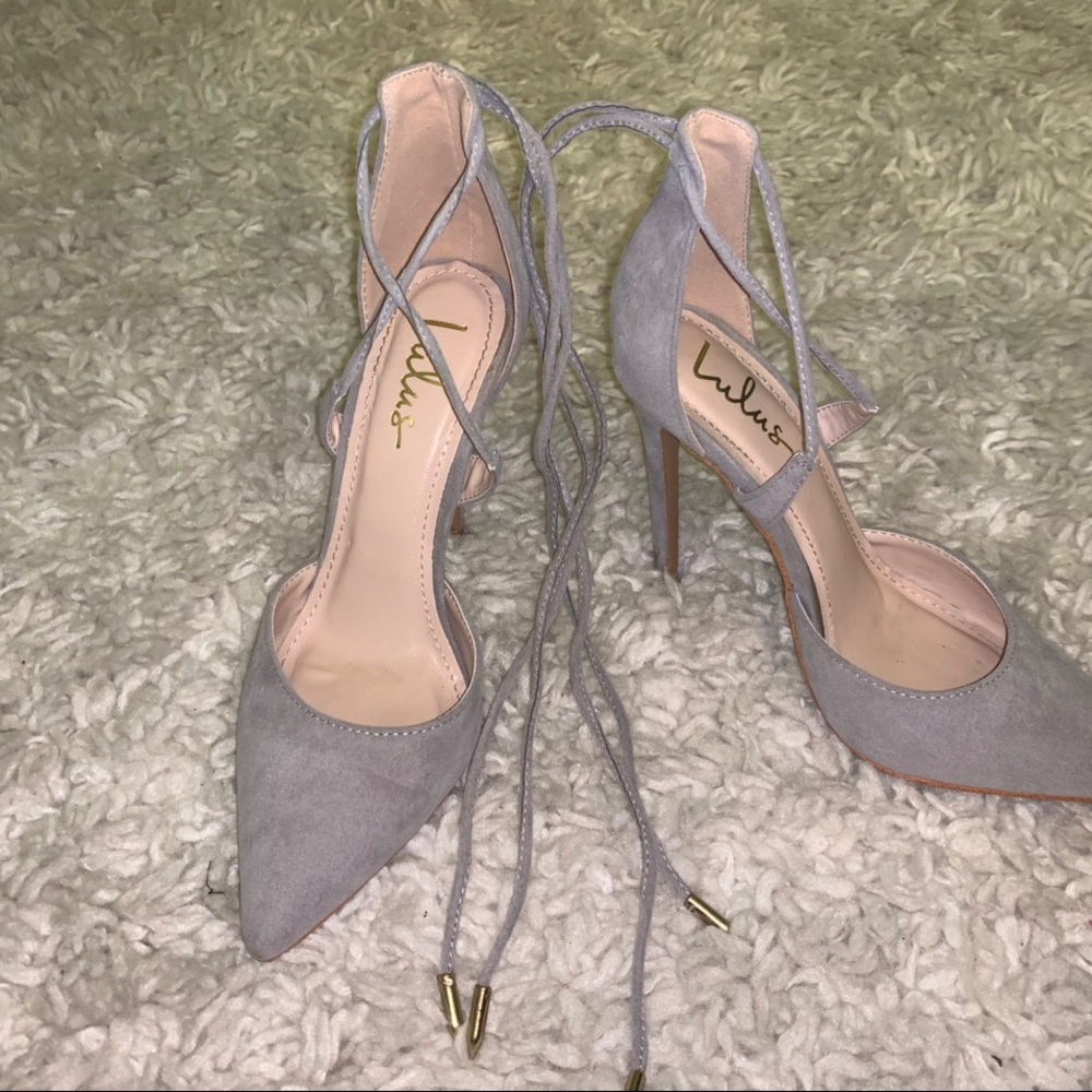 Lulus Lace up heels